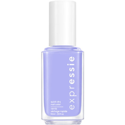 essie expressie quick dry nail polish vegan formula lilac Sk8 With Destiny - 0.33 Fl. Oz. - Image 1