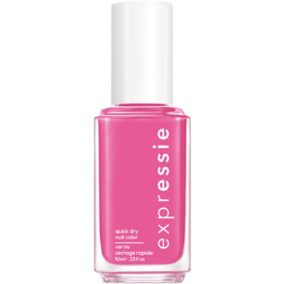 Essie Expressie 8 Free Vegan Hot Pink Trick Clique Quick Dry Nail Polish - 0.33 Oz