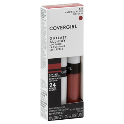 COVERGIRL Outlast Lipcolor All-Day Natural Blush 621 2 Count - 0.13 Oz - Image 1