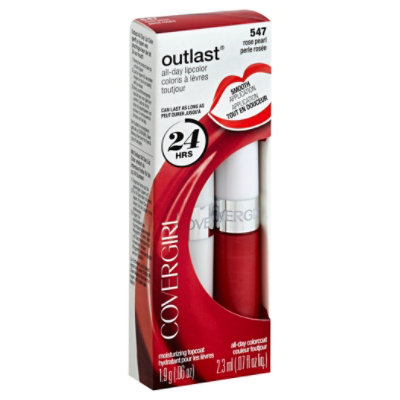 COVERGIRL Outlast All Day Natural Rose Pearl 547 Lip Color- 0.13 Fl. Oz. - Image 1