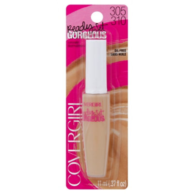 COVERGIRL Ready Set Gorgeous Concealer Oil Free Medium/Deep 305/310 - 0.37 Fl. Oz.