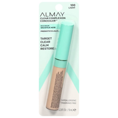 Almay Target Clear Calm Restore 100 Light Clear Complexion Concealer - 0.18 Oz - Image 1