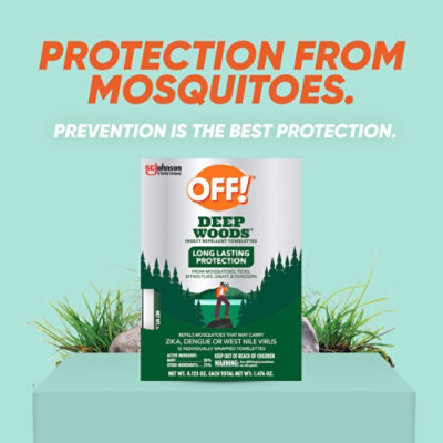 Off! Deep Woods Insect Repellent Towelettes - 12 Count - Image 3