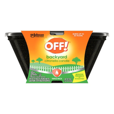OFF! Citronella Triple Wick Scented Candle Bucket Warm White 2 Count - 23 Oz - Image 2