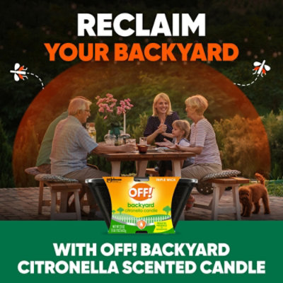 OFF! Citronella Triple Wick Scented Candle Bucket Warm White 2 Count - 23 Oz - Image 4