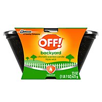 OFF! Outdoor Up To 50 Hours Backyard Triple Wick Scented Citronella Candle Bucket - 23 Oz - Image 1