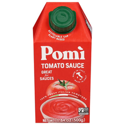 Pomi Tomatoes 100% Italian All Natural Tomato Sauce - 17.64 Oz - Image 2