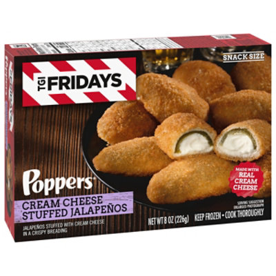 TGI Fridays Frozen Appetizers Cream Cheese Stuffed Jalapeno Poppers Box - 8 Oz - Image 5