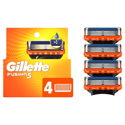 Gillette Fusion5 Mens Razor Blades - 4 Count