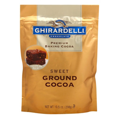 Ghirardelli Premium Baking Sweet Ground Cocoa - 10.5 Oz