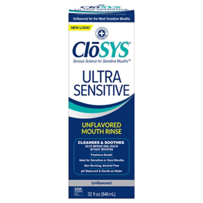 Closys Oral Health Rinse Alcohol-Free Un-Flavored - 32 Fl. Oz. - Image 3