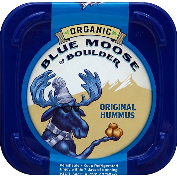 Blue Moose of Boulder Hummus Original - 8 Oz