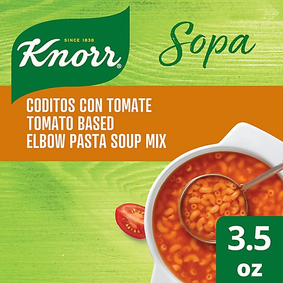 Knorr Sopa Tomato Based Elbow Pasta Soup Mix - 3.5 Oz