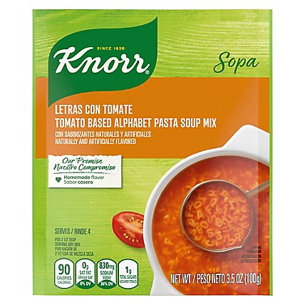 Knorr Sopa Tomato Based Alphabet Pasta Soup Mix - 3.5 Oz - Image 2