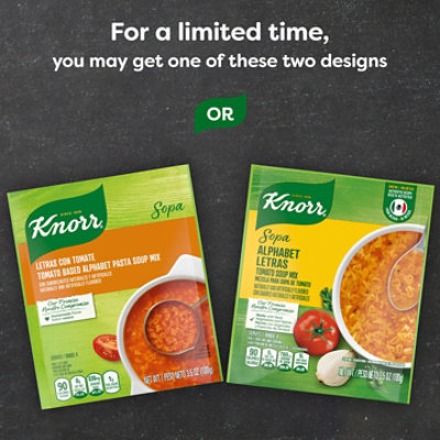 Knorr Sopa Tomato Based Alphabet Pasta Soup Mix - 3.5 Oz - Image 5