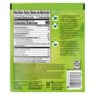 Knorr Sopa Chicken Noodle Pasta Soup Mix - 3.5 Oz - Image 6