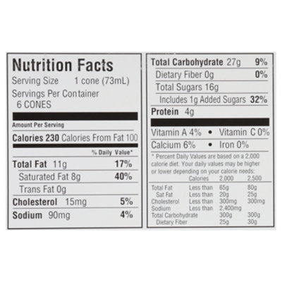 Wilcoxson's Nutty Royale Ice Cream Cones - 6 Count - Image 3