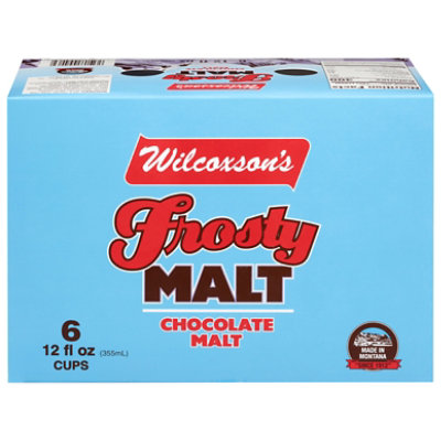 Wilcoxson's Frosty Malt Chocolate Frozen Malt - 6 Count - albertsons