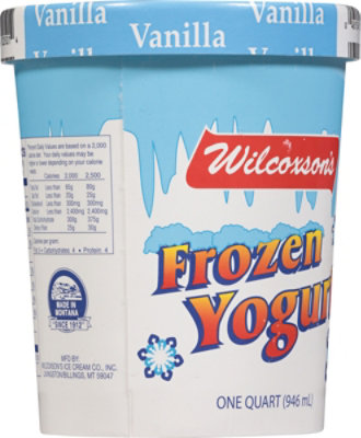 Wilcoxson's Vanilla Frozen Yogurt - 1 Quart - Image 5