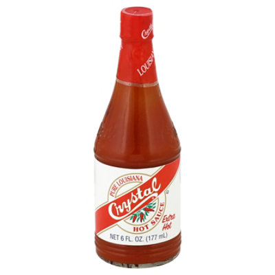 Crystal Sauce Hot Louisianas Pure Extra Hot - 6 Fl. Oz. - Image 1