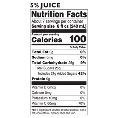 Tropicana Juice Beverage Blend Peach Orchard Punch - 59 Fl. Oz. - Image 3