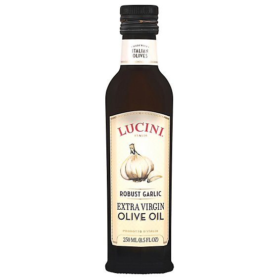 Lucini Oil Olive Extra Virgin Robust Garlic - 8.5 Fl. Oz.