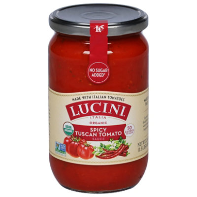 Lucini Sauce Organic Spicy Tuscan Tomato Jar - 24 Oz - Image 3