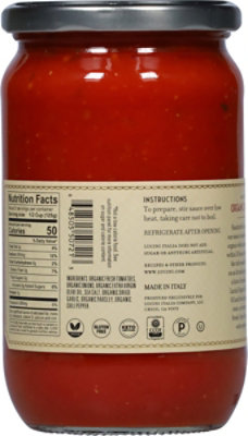 Lucini Sauce Organic Spicy Tuscan Tomato Jar - 24 Oz - Image 6