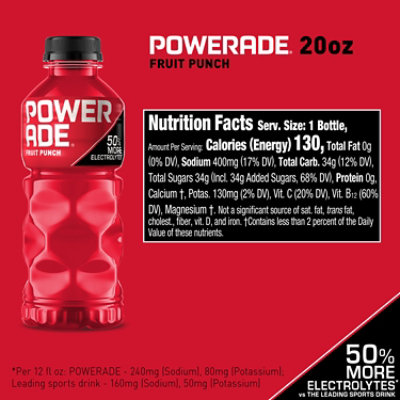 Powerade Fruit Punch - Each - Image 3