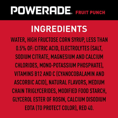Powerade Fruit Punch - Each - Image 4