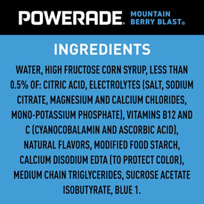 POWERADE ION4 Sports Drink Mountain Blast - 20 Fl. Oz. - Image 5