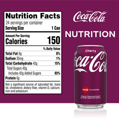 Coca-Cola Soda Cherry Coke - 24-12 Fl. Oz. - Image 4