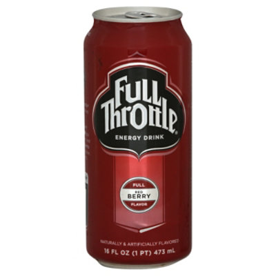 Full Throttle Energy Drink Red Berry 16 Fl. Oz. Andronico's