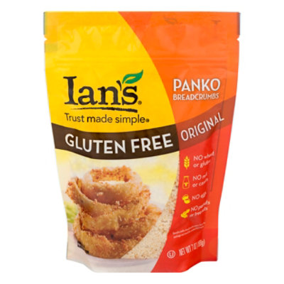 Ians Bread Crumbs Original Panko Gluten Free - 7 Oz - Image 3