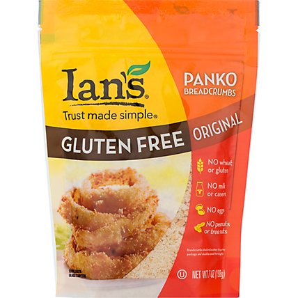 Ians Bread Crumbs Original Panko Gluten Free - 7 Oz - Image 2