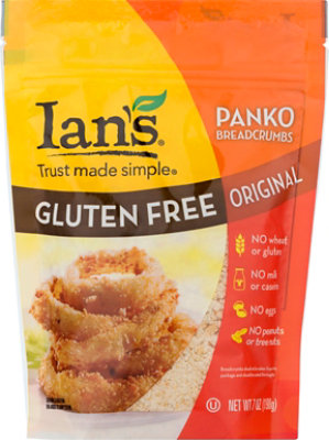 Ians Bread Crumbs Original Panko Gluten Free - 7 Oz - Image 2