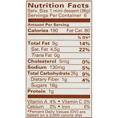 Cake Chocolate Souffle Sweet Middles 6 Count - 7.75 Oz - Image 5