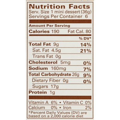 Middles Sweet Creme Brulee 6 Count - Each - Image 3