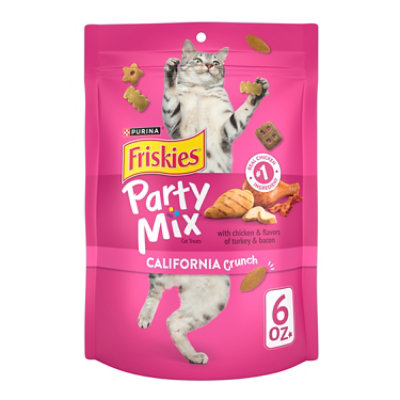 Purina Friskies Party Mix California Crunch Cat Treats - 6 Oz - Image 1