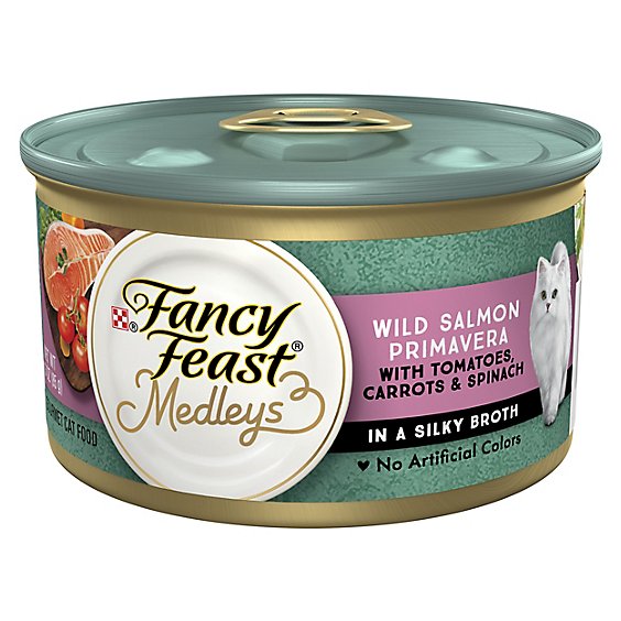 Purina Fancy Feast Medleys Wild Salmon Wet Cat Food - 3 Oz