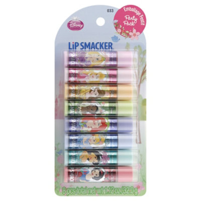 Lip Smacker Disney Princess Lip Balm 8-Piece Party Pack - 1.12 Oz - Image 1
