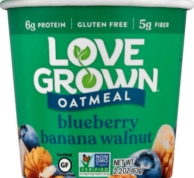 Love Grown Oats Hot Blueberry Banana Walnut - 2.22 Oz - Image 2