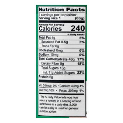 Love Grown Oats Hot Blueberry Banana Walnut - 2.22 Oz - Image 4