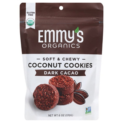 emmys Organic Macaroons Dark Cacao - 6 Oz - Image 2