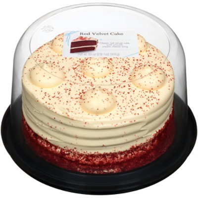 Cake 2 Layer Red Velvet Cream Cheese Icing - Each - Image 3