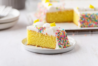 Cake Yellow Van Buttercreme Celebration - Each - Image 3