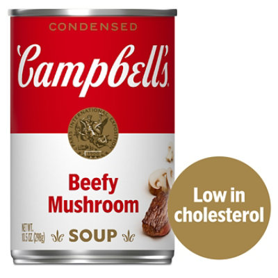 Campbell's Condensed Beefy Mushroom Soup - 10.5 Oz