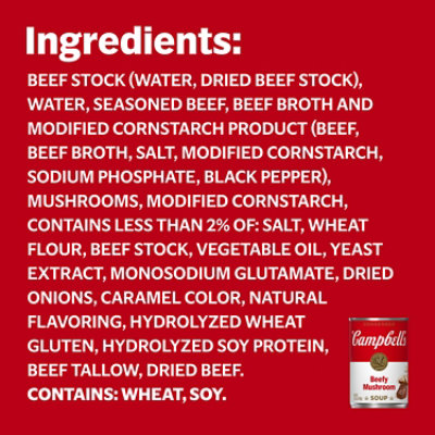 Campbell's Condensed Beefy Mushroom Soup - 10.5 Oz - Image 5