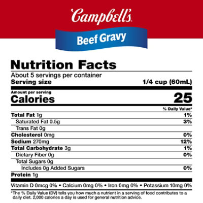 Campbell's Beef Gravy - 10.5 Oz - Image 4