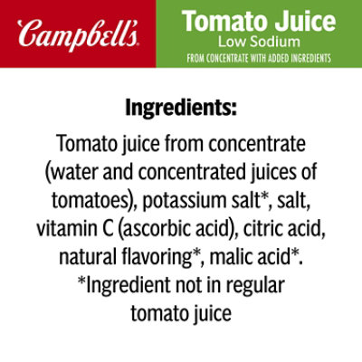 Campbell's Low Sodium Tomato Juice Bottle - 64 Oz - Image 4